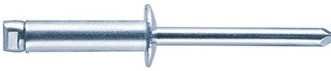 3/32" X .250 (.020-.125 GRIP) STL/STL OPEN END BR, ROHS COMPLIANT